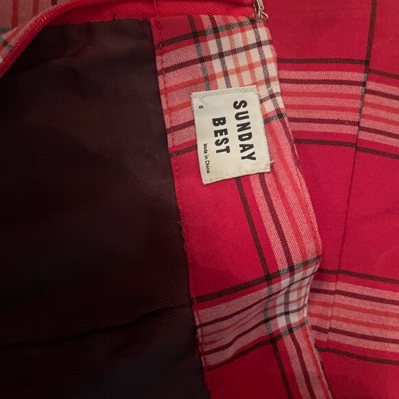 Aritzia Sunday Best Plaid Mini Skirt - Picture 7 of 7